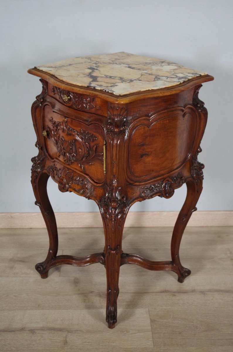 Table de chevet style Rocaille 1900-photo-7