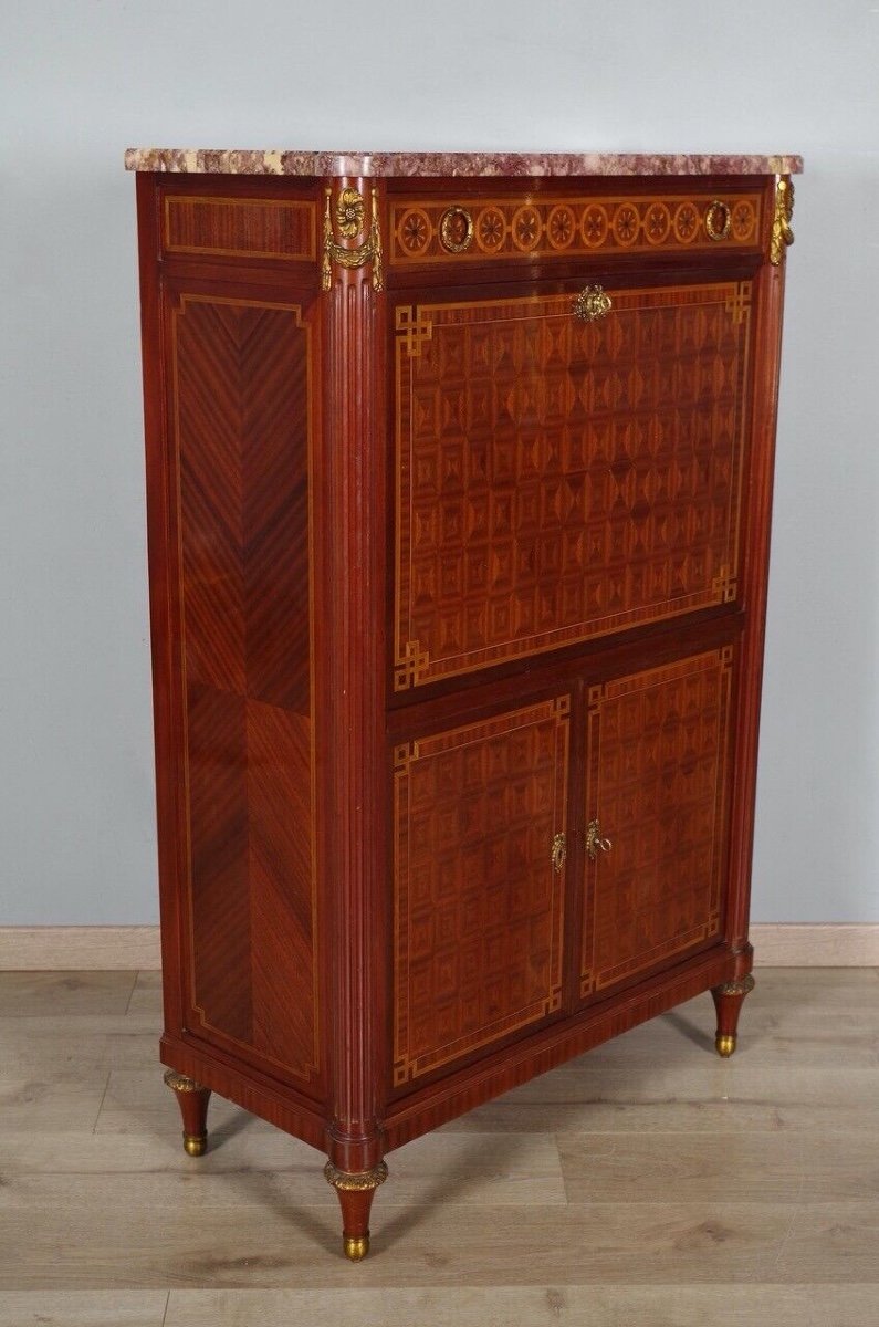 Louis XVI Style Secretaire-photo-5