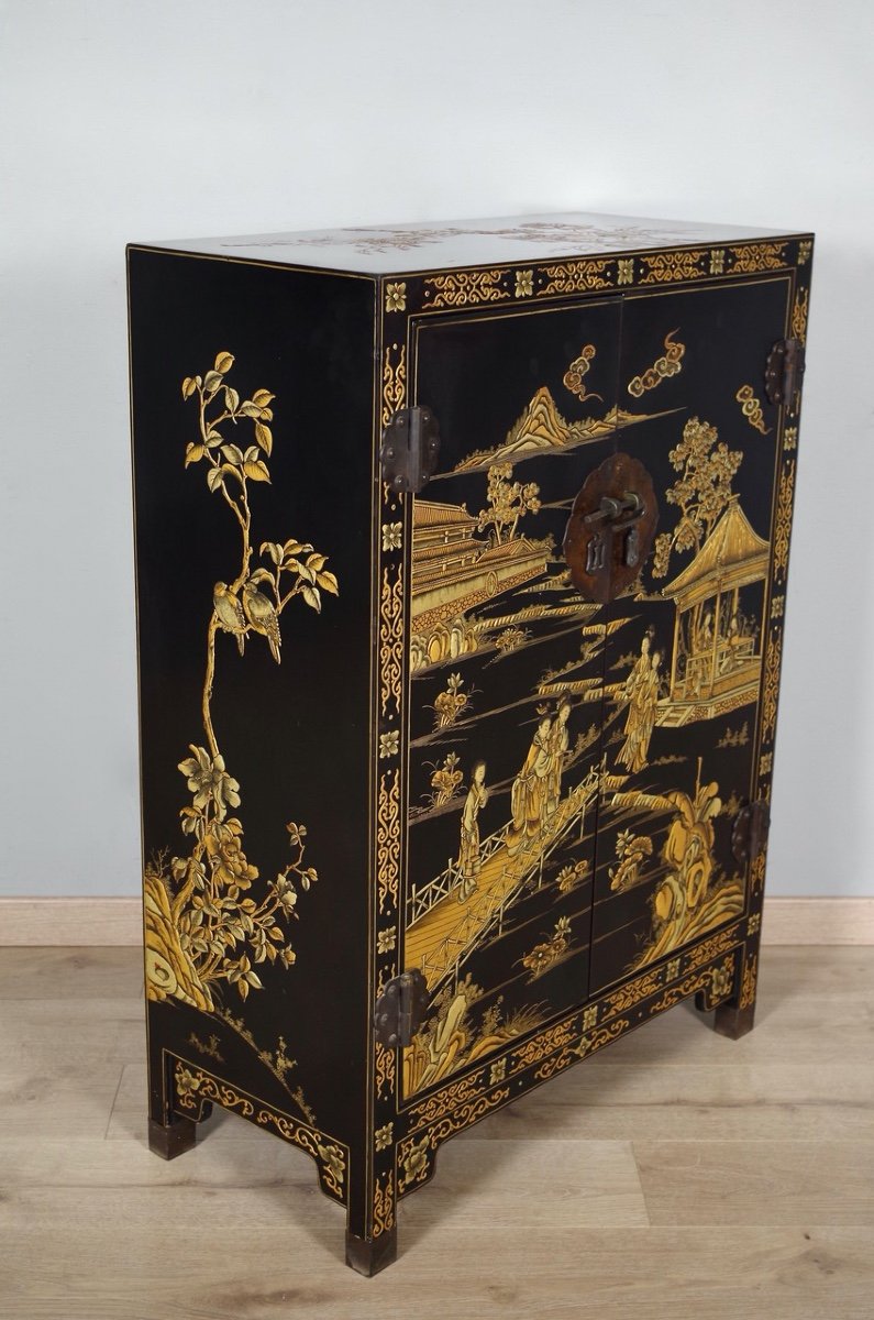 Cabinet en laque de Chine-photo-6