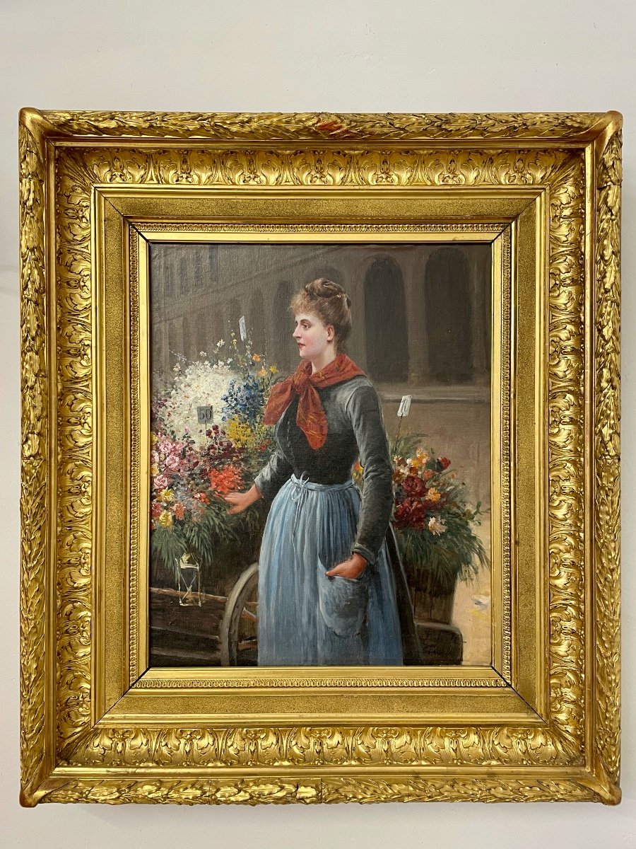 Pierre Testu: The Flower Seller