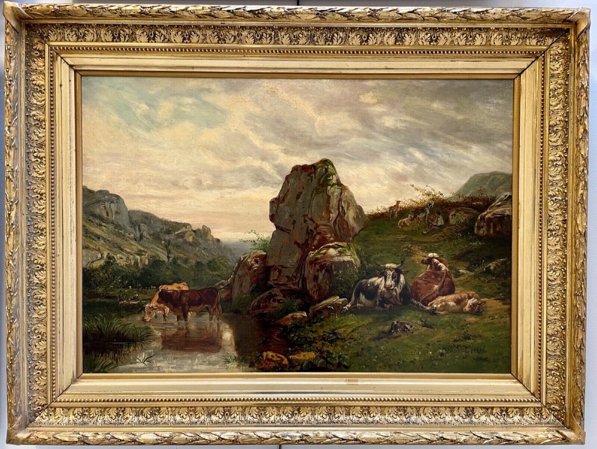 Louis Guy : Paysage de montagne