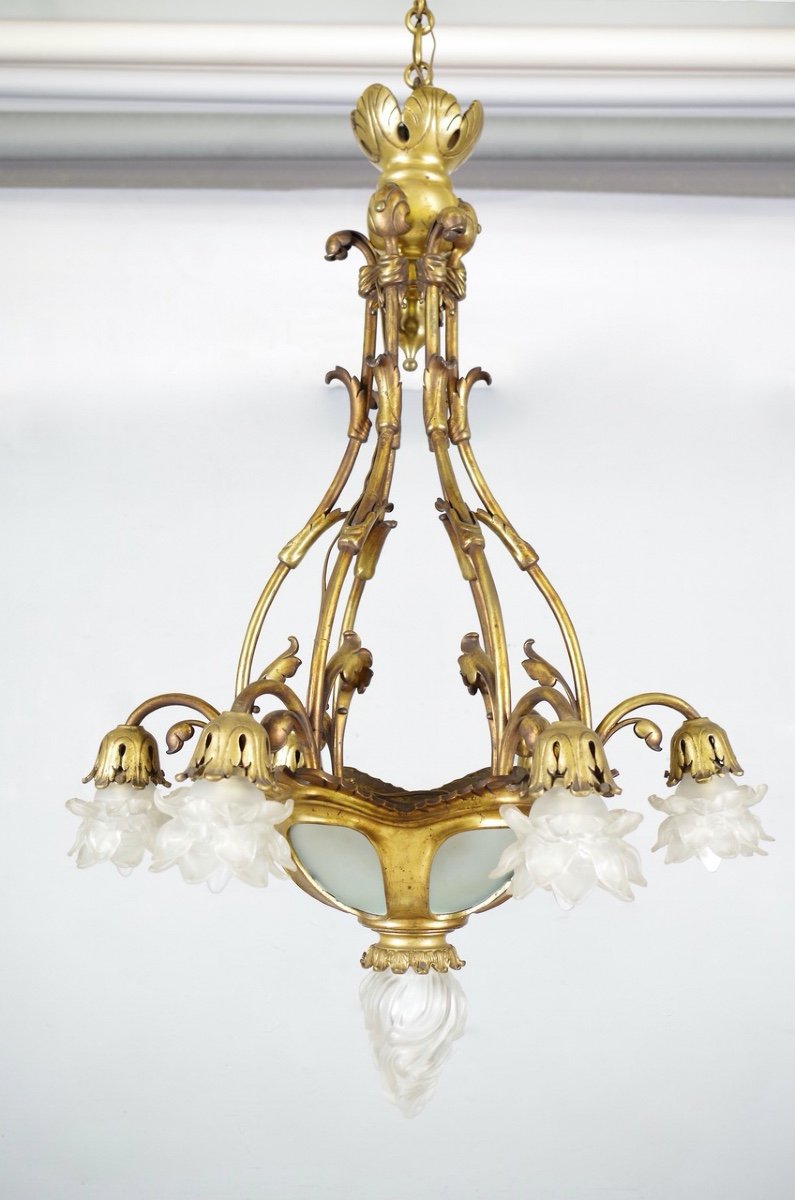 Art-nouveau Chandelier-photo-2