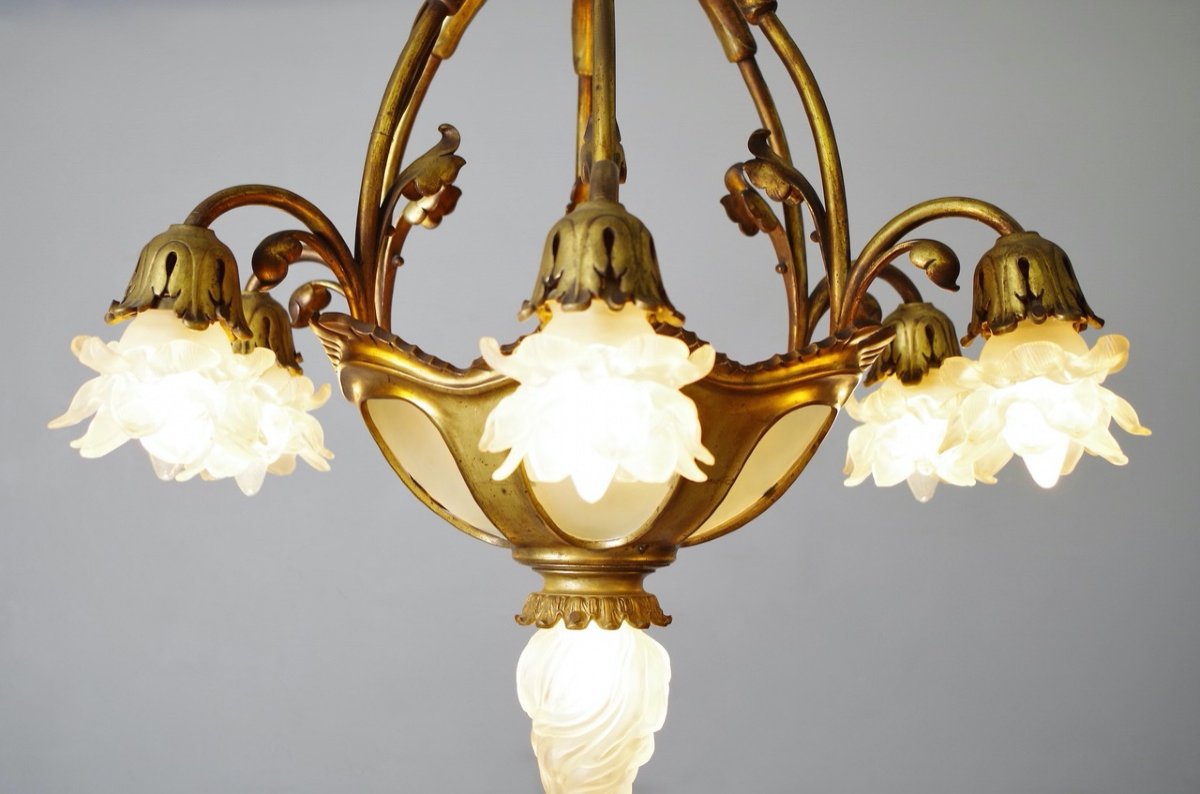 Art-nouveau Chandelier-photo-2