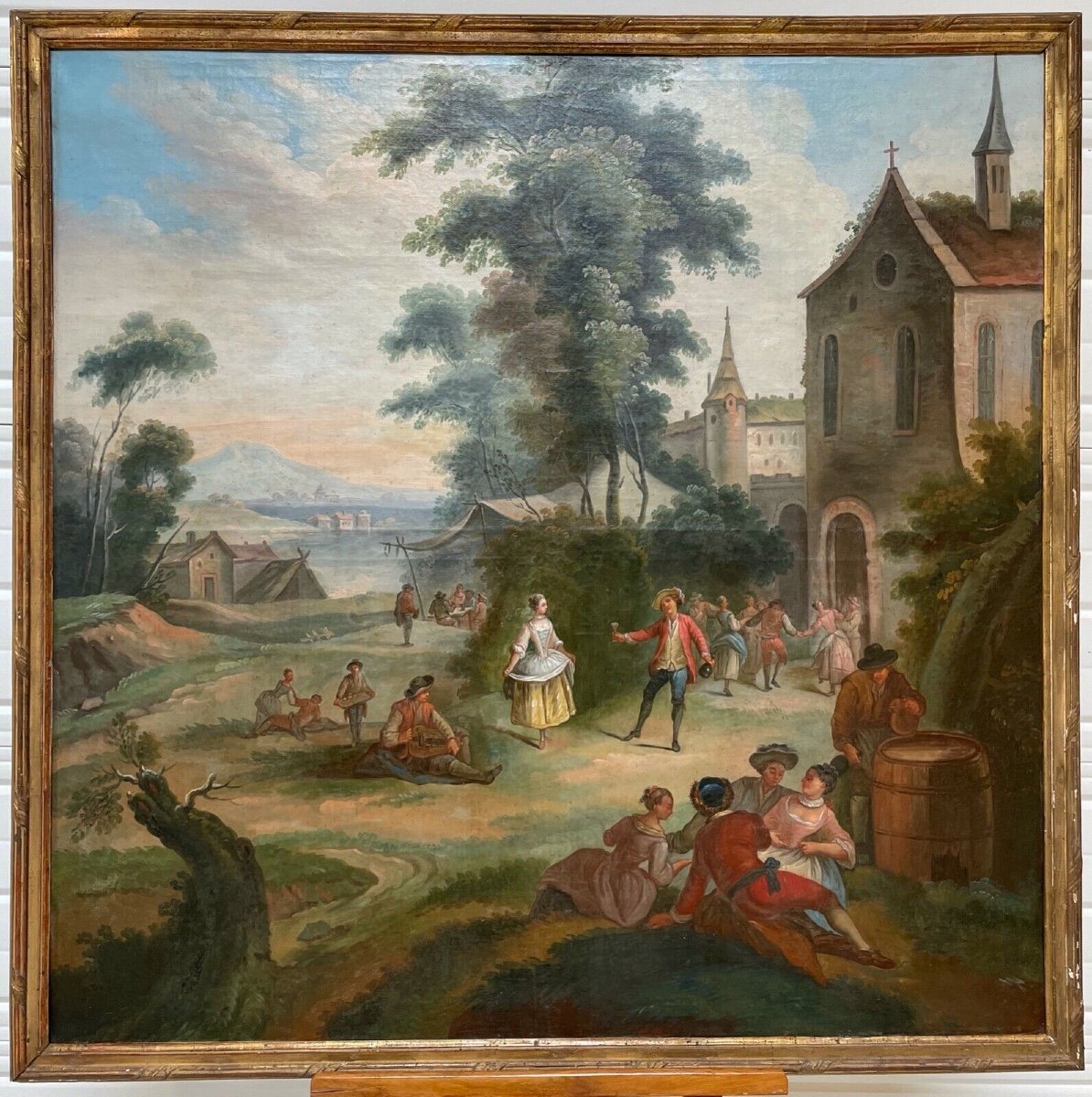 18th Century French School: Village Festival Scene