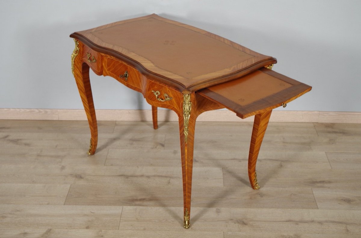 Bureau plat style Louis XV-photo-2