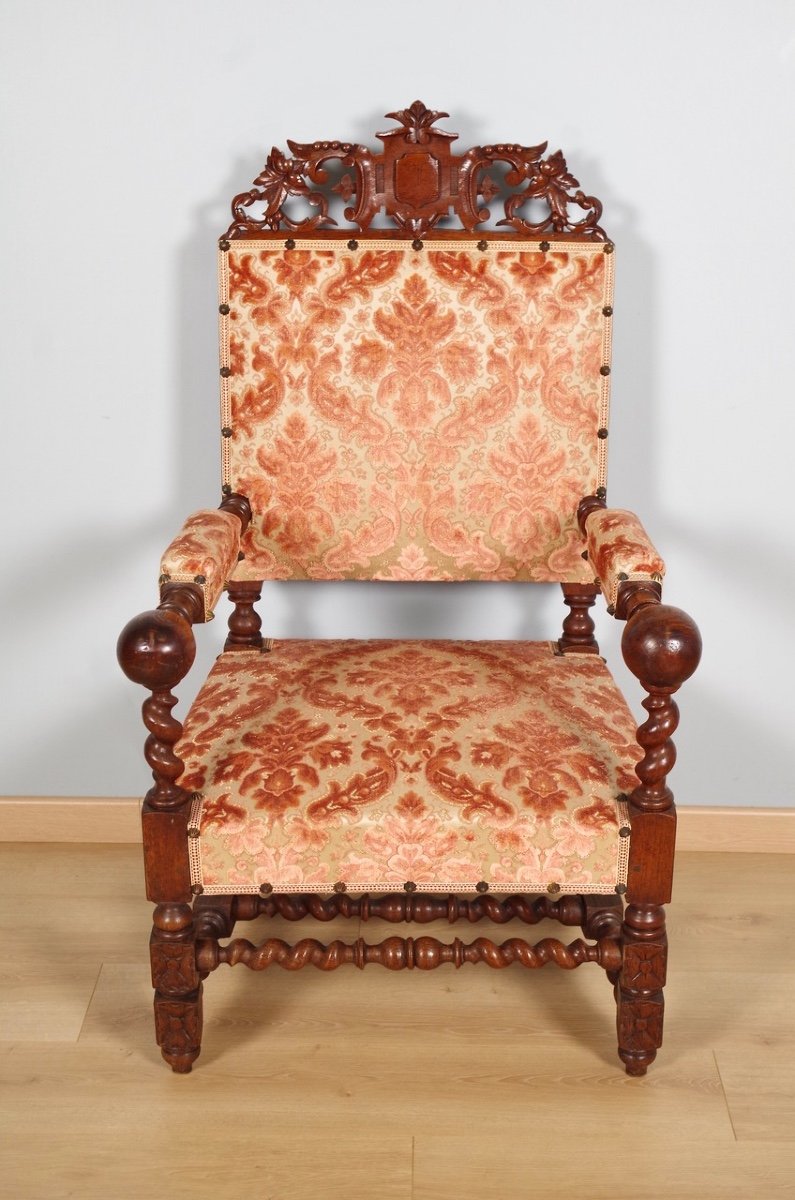 Fauteuil style Louis XIII-photo-2