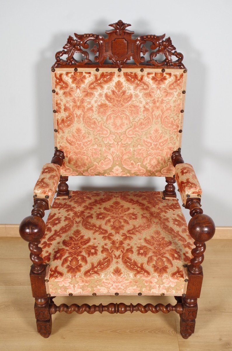 Fauteuil style Louis XIII-photo-4
