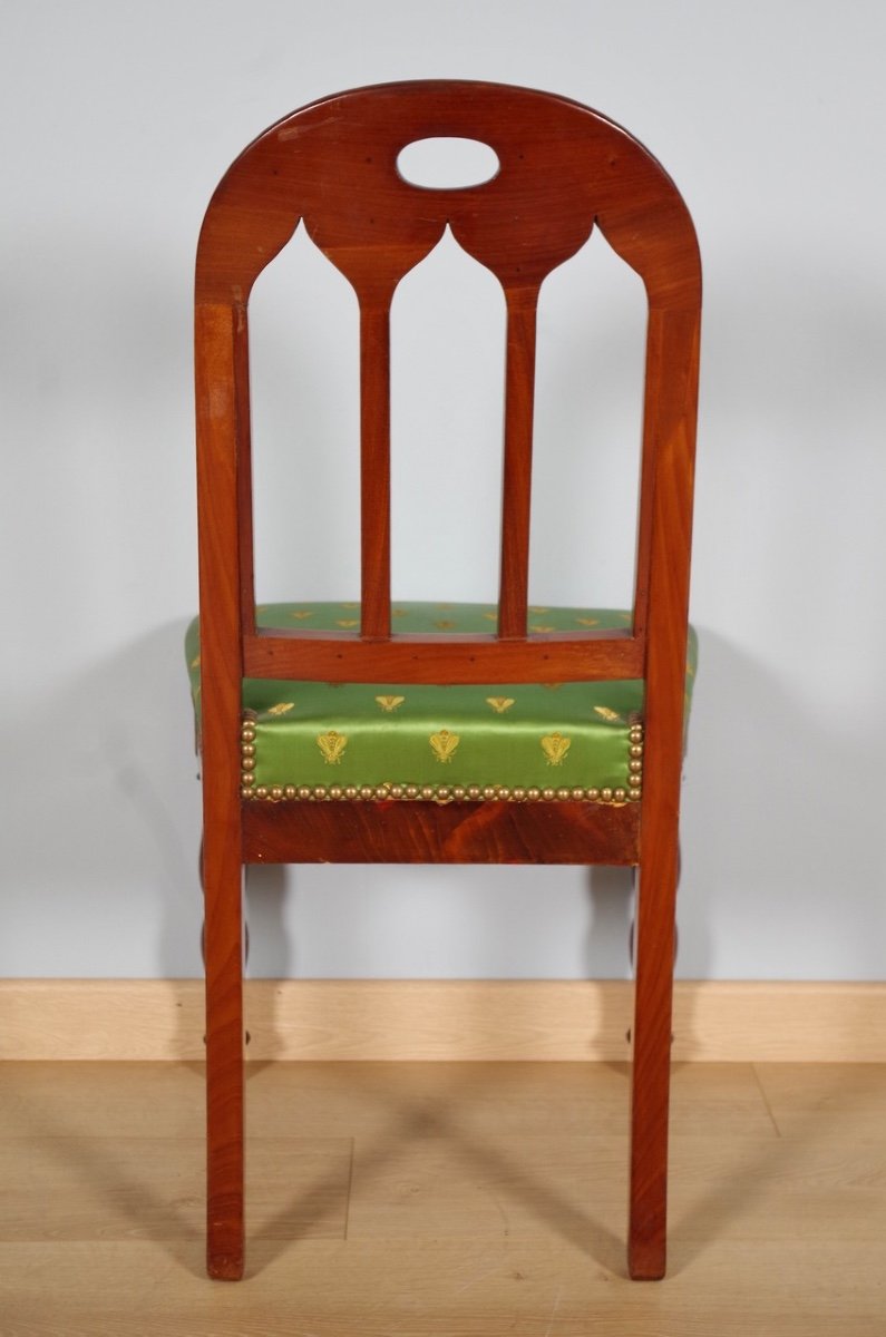 Six Cathedral Chairs Restoration Period-photo-7