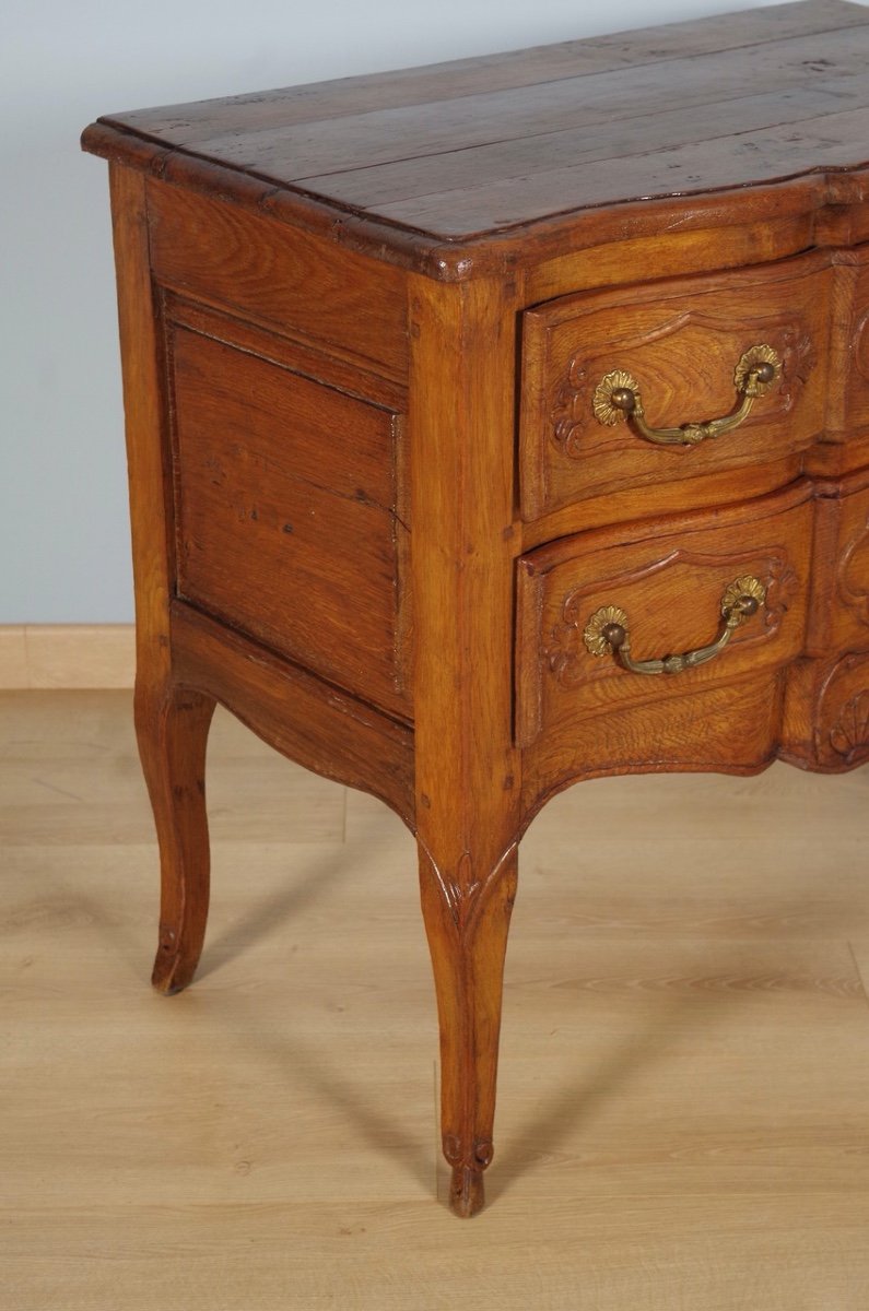 Louis XV Saute Chest Of Drawers 19th Century-photo-3