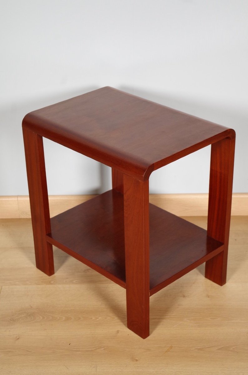 Majorelle Style Art-deco End Table Pedestal-photo-3