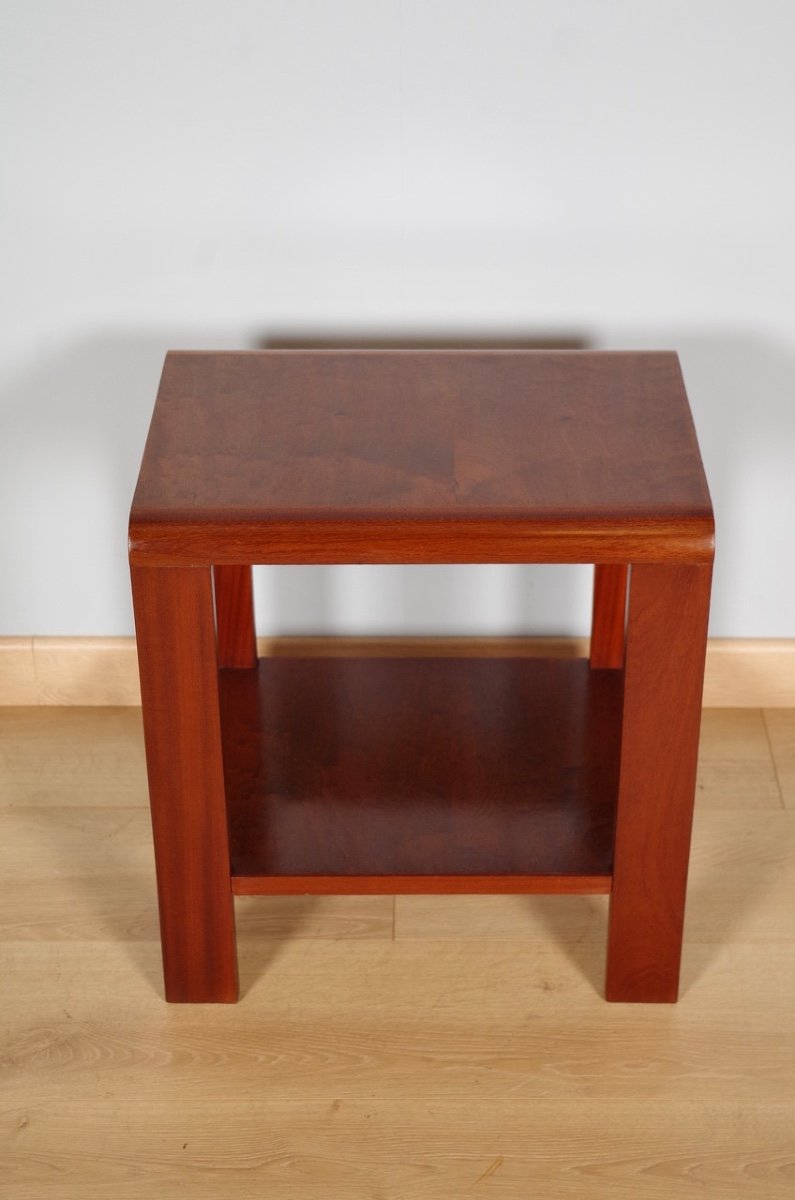 Majorelle Style Art-deco End Table Pedestal-photo-4