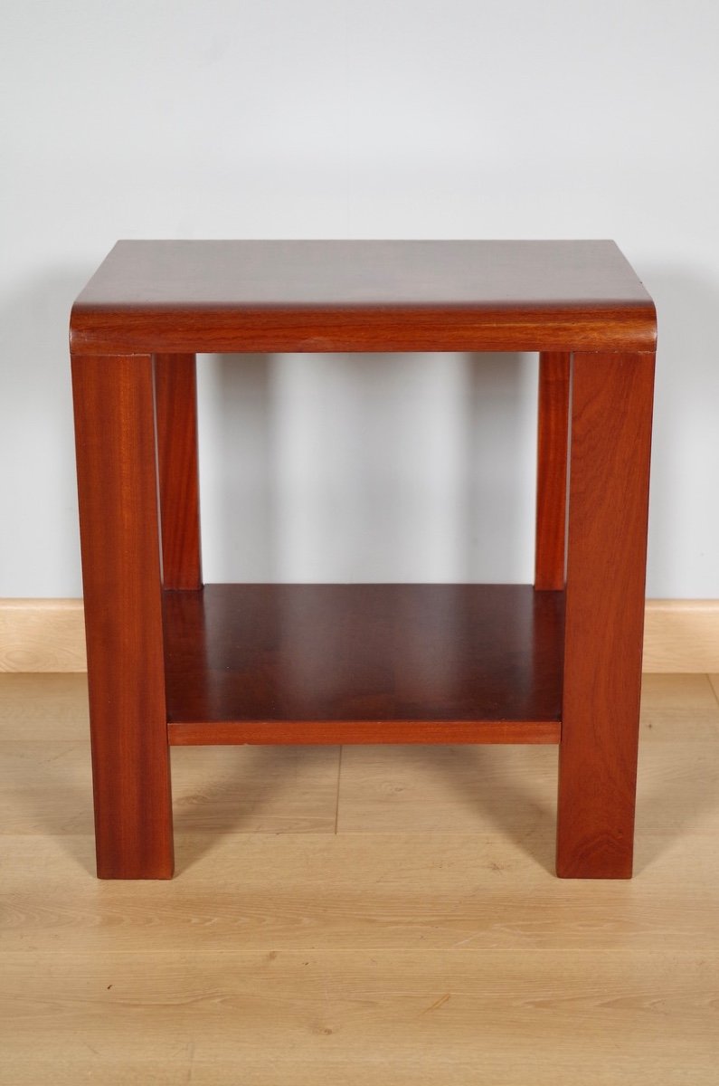 Majorelle Style Art-deco End Table Pedestal-photo-1