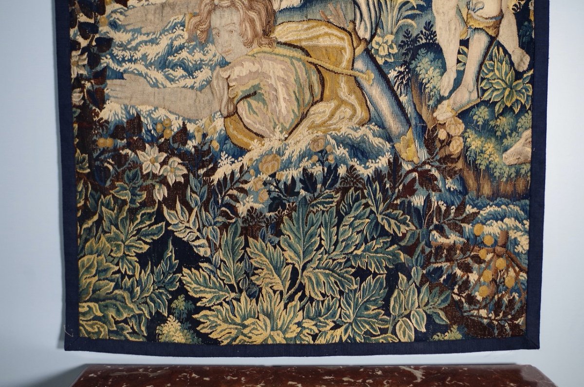 Tapisserie des Flandres &eacute;poque XVIIe si&egrave;cle-photo-5