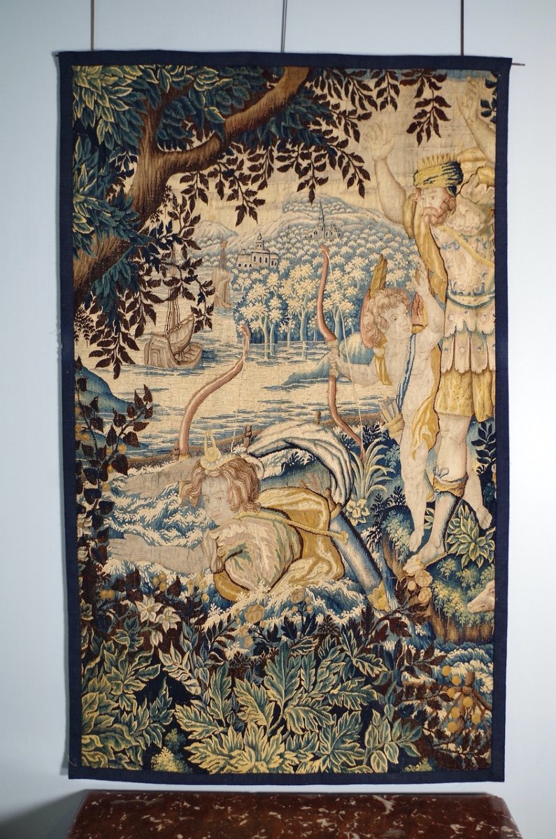 Tapisserie des Flandres &eacute;poque XVIIe si&egrave;cle