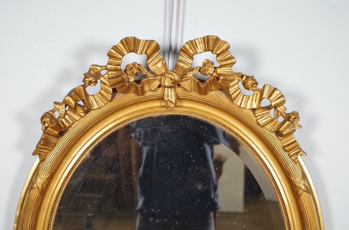 Louis XVI Style Mirror-photo-2