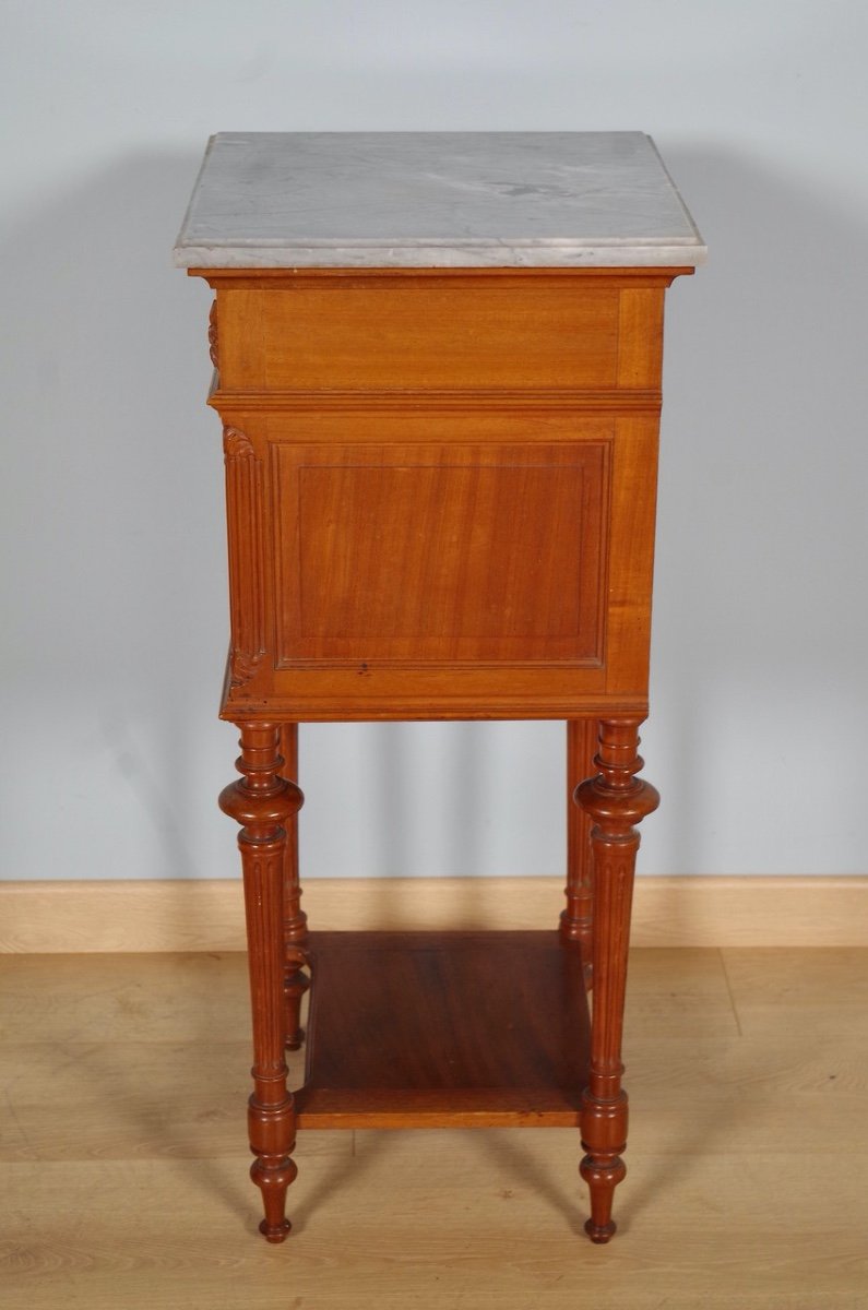 Louis XVI Style Bedside Table-photo-2