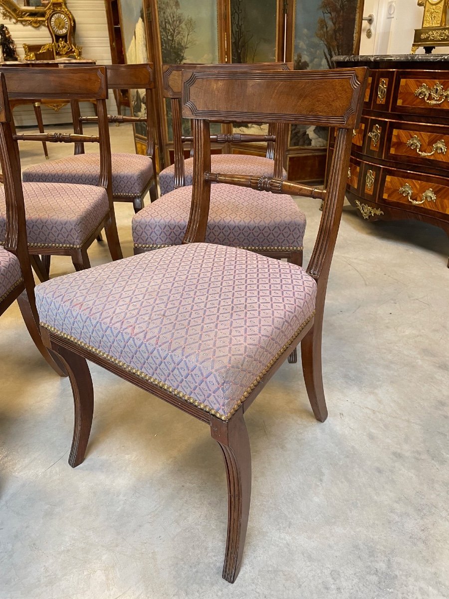 Six chaises style Consulat-photo-1
