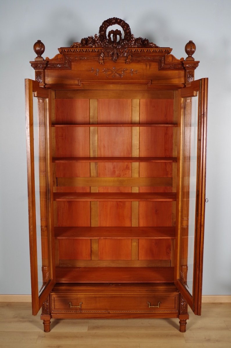 Louis XVI Style Bookcase-photo-4