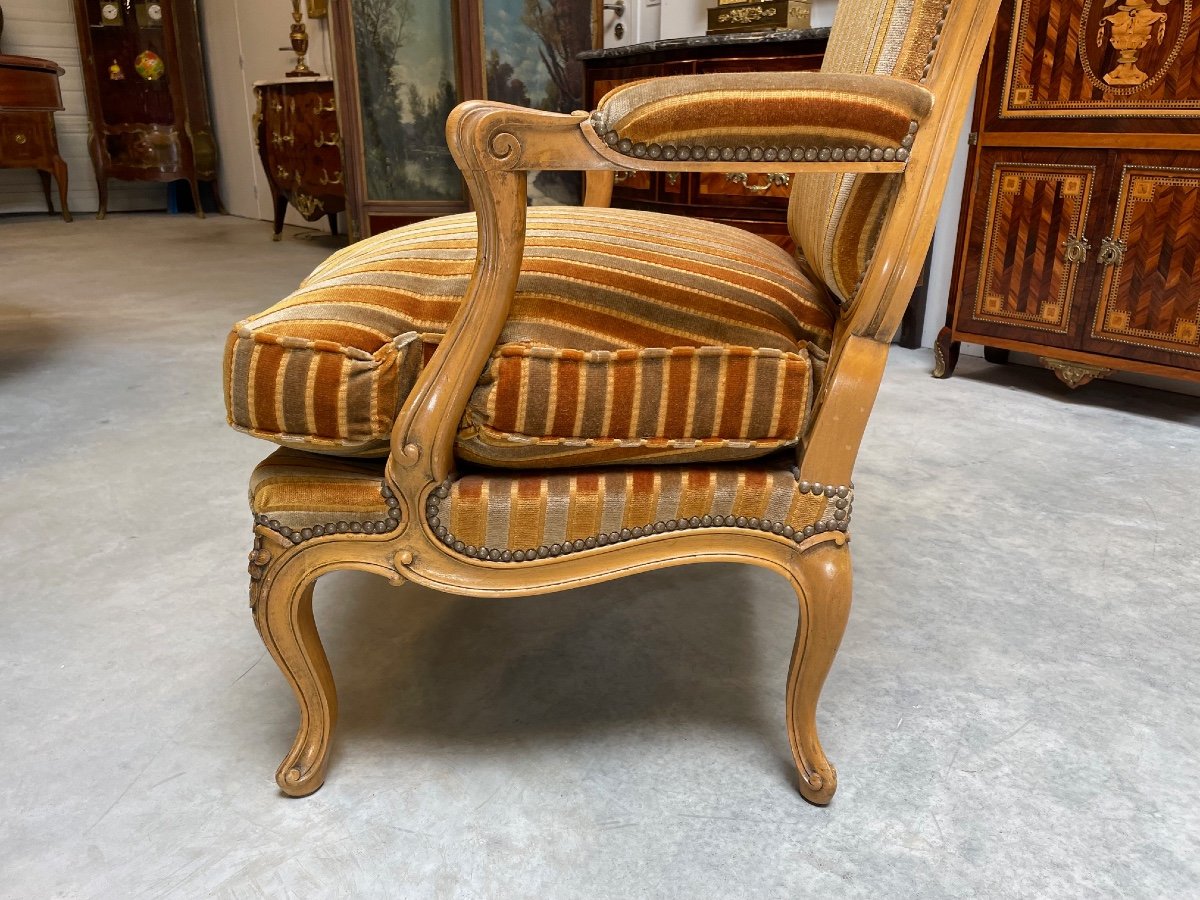 Paire de fauteuils style Louis XV-photo-6