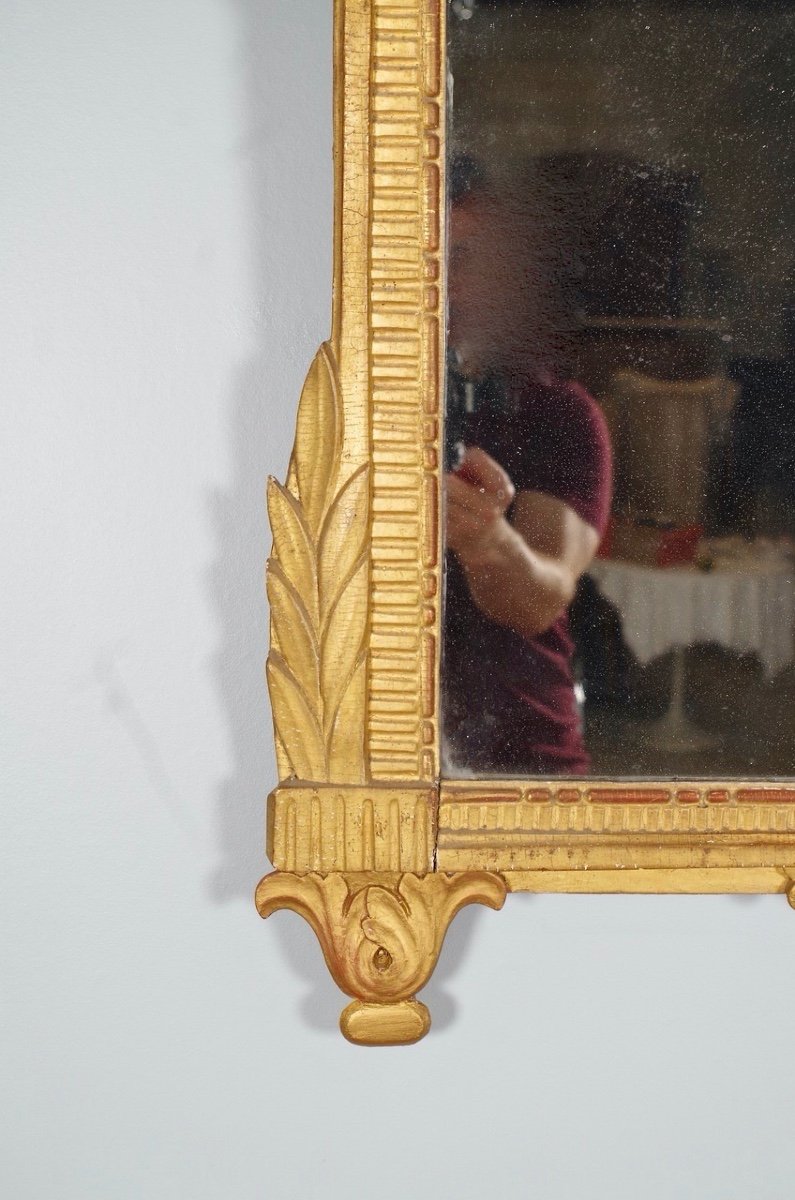 Gilded Mirror Louis XVI Period-photo-4