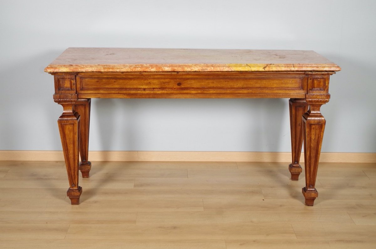 Console table à gibier époque Louis XIV Italie-photo-2