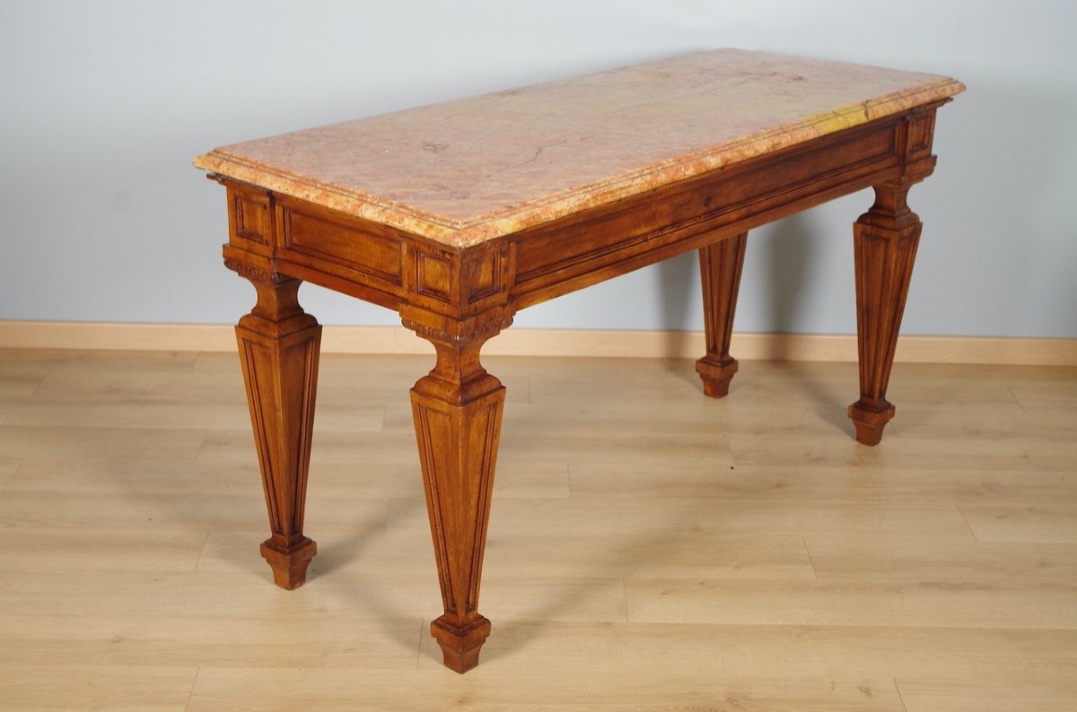 Console table à gibier époque Louis XIV Italie-photo-3