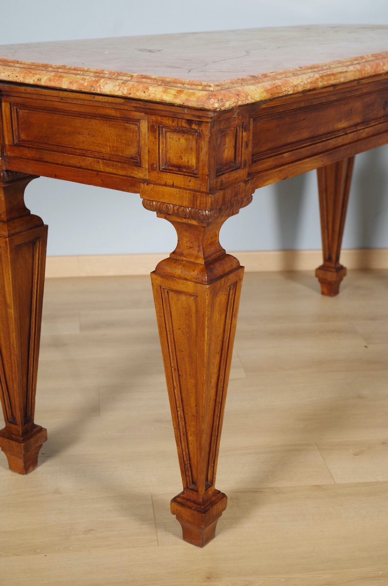 Console table à gibier époque Louis XIV Italie-photo-4