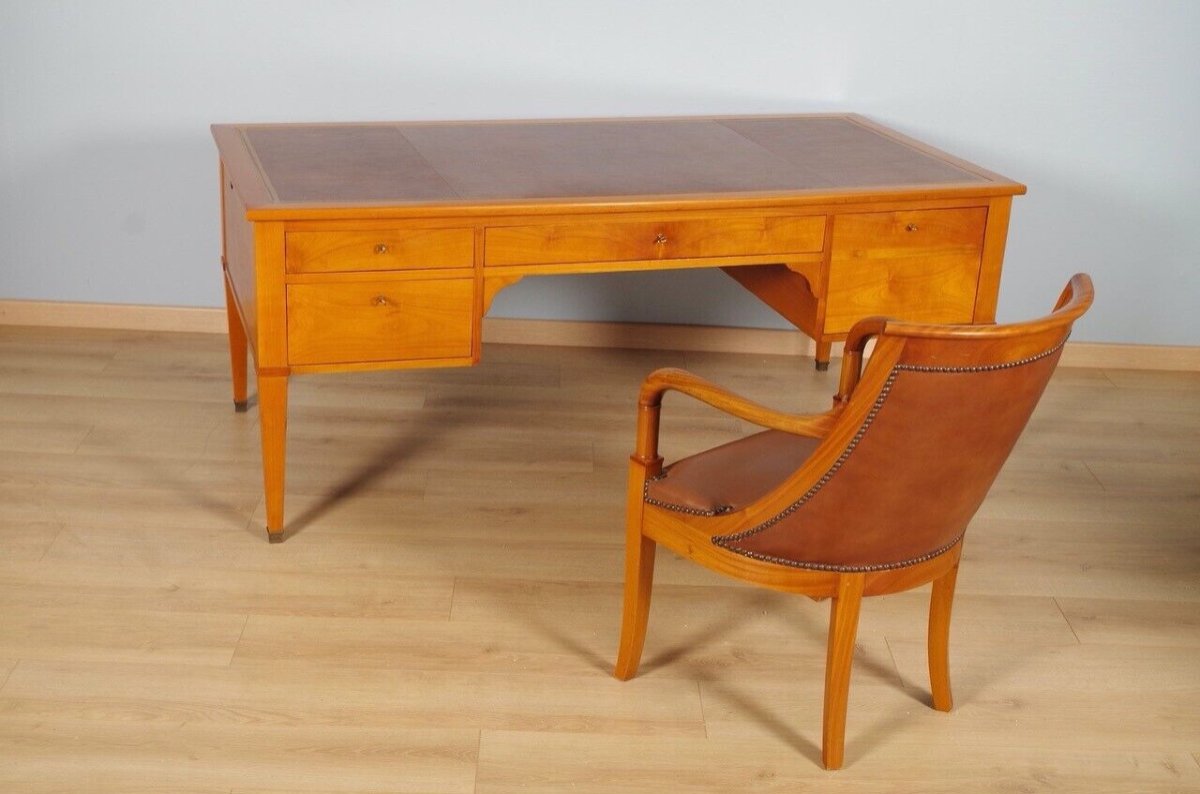 Directoire Style Desk And Armchair