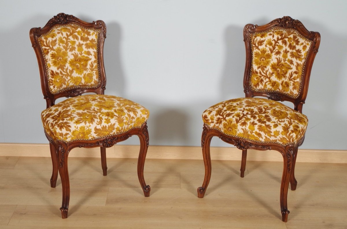 Pair Of Louis XV Style Chairs 1900
