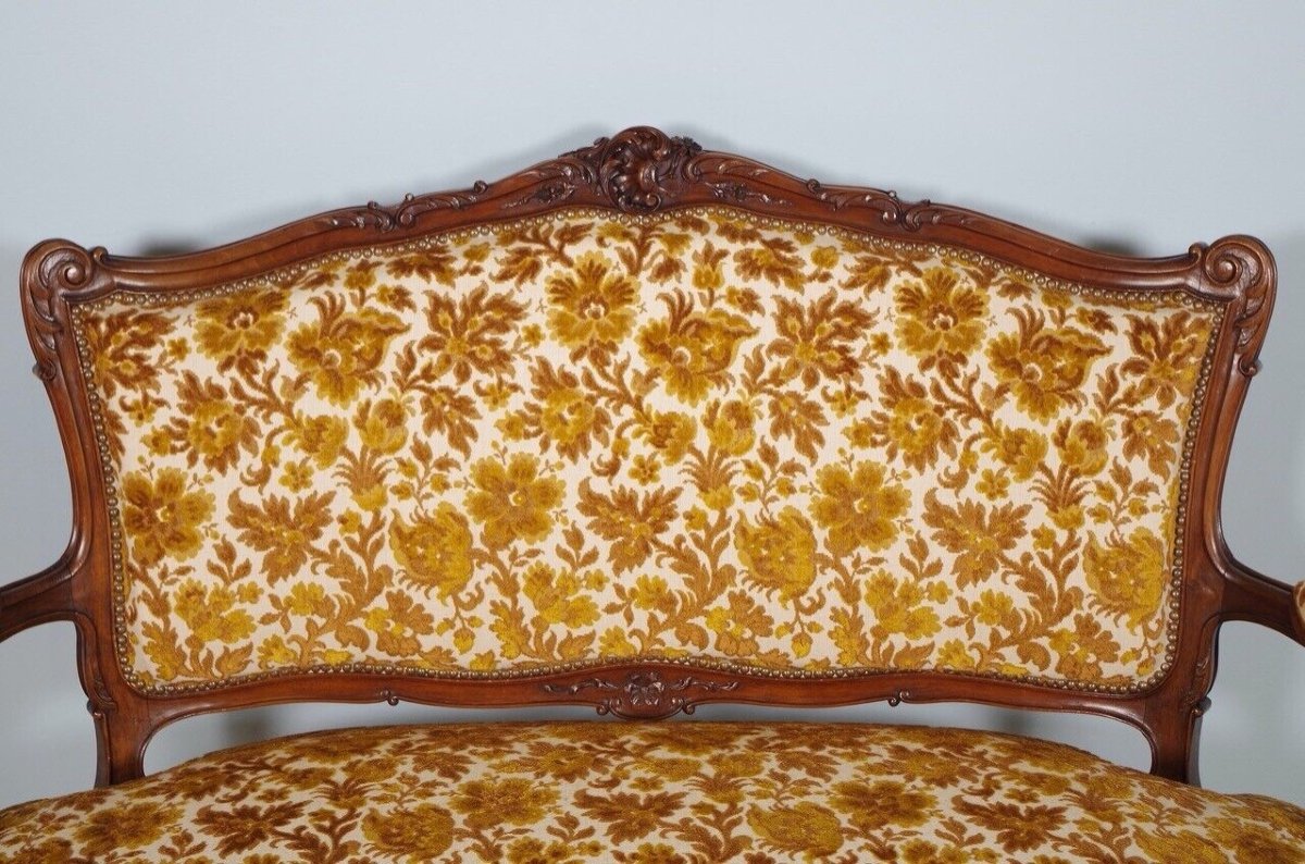 Salon style Louis XV noyer 1900-photo-3