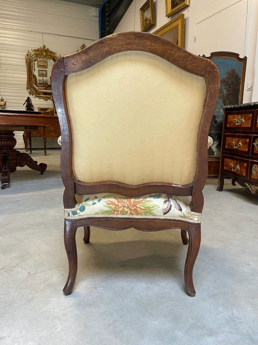 Louis XV Period Flat Back Armchair-photo-5