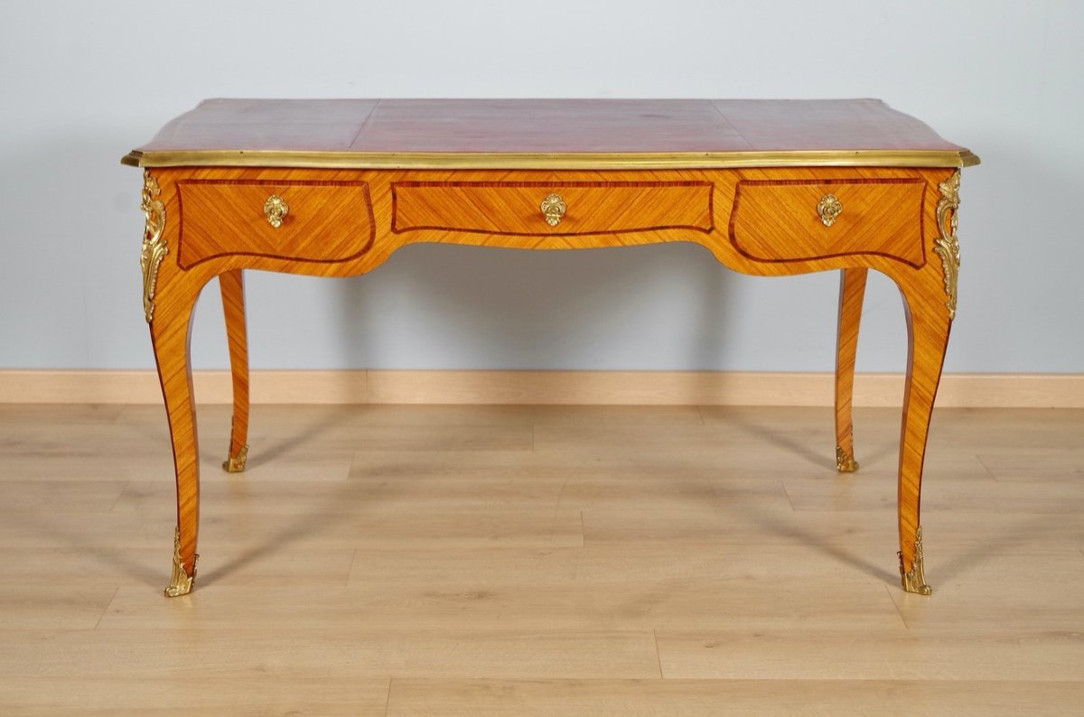 Bureau plat style Louis XV-photo-2