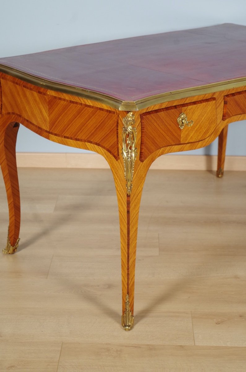 Bureau plat style Louis XV-photo-2