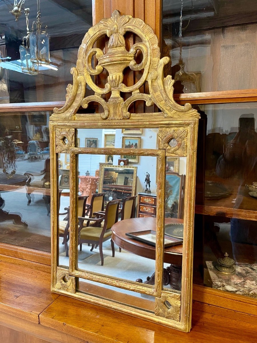 Regency Period Mirror With Parecloses-photo-2