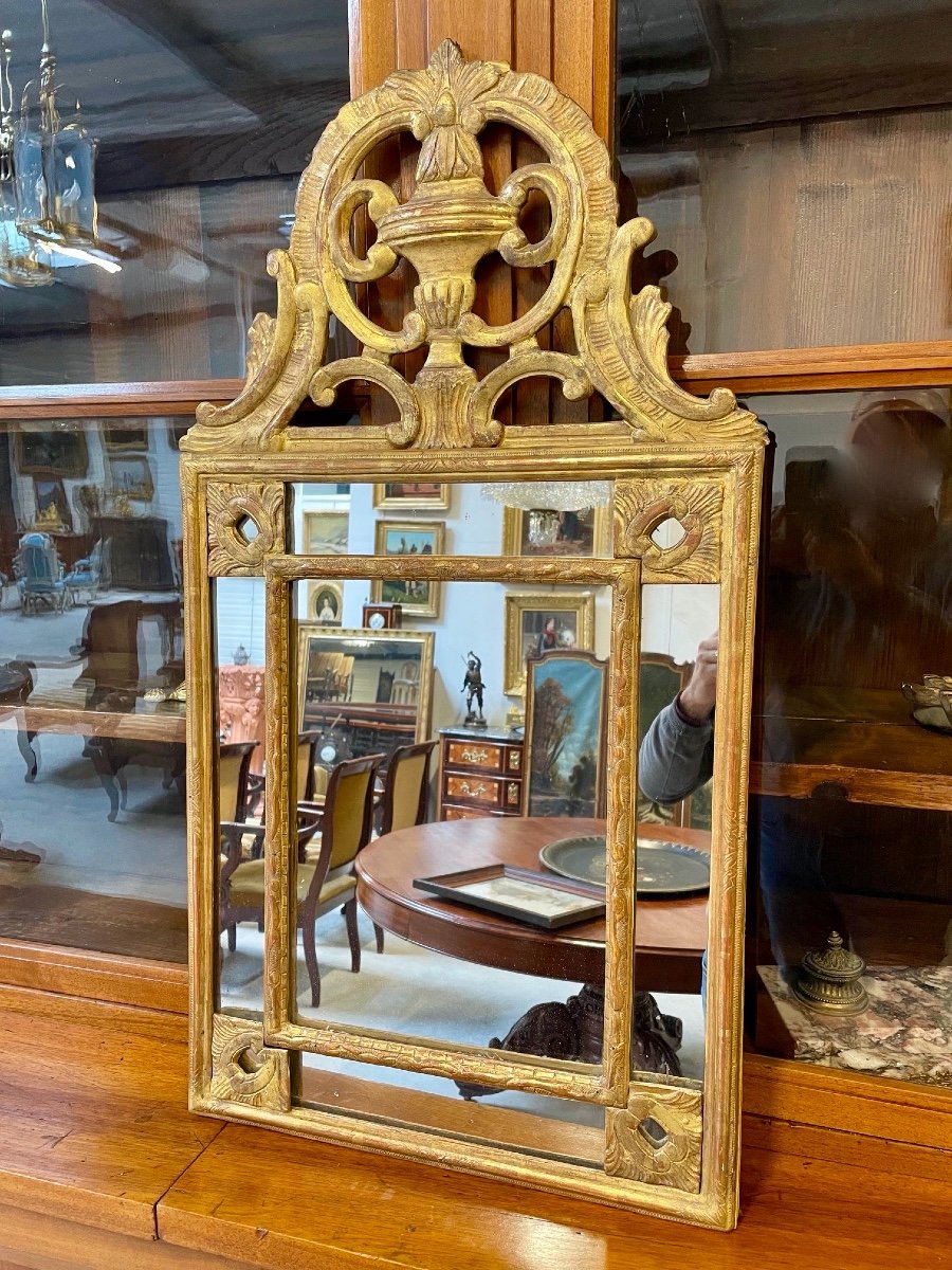 Regency Period Mirror With Parecloses