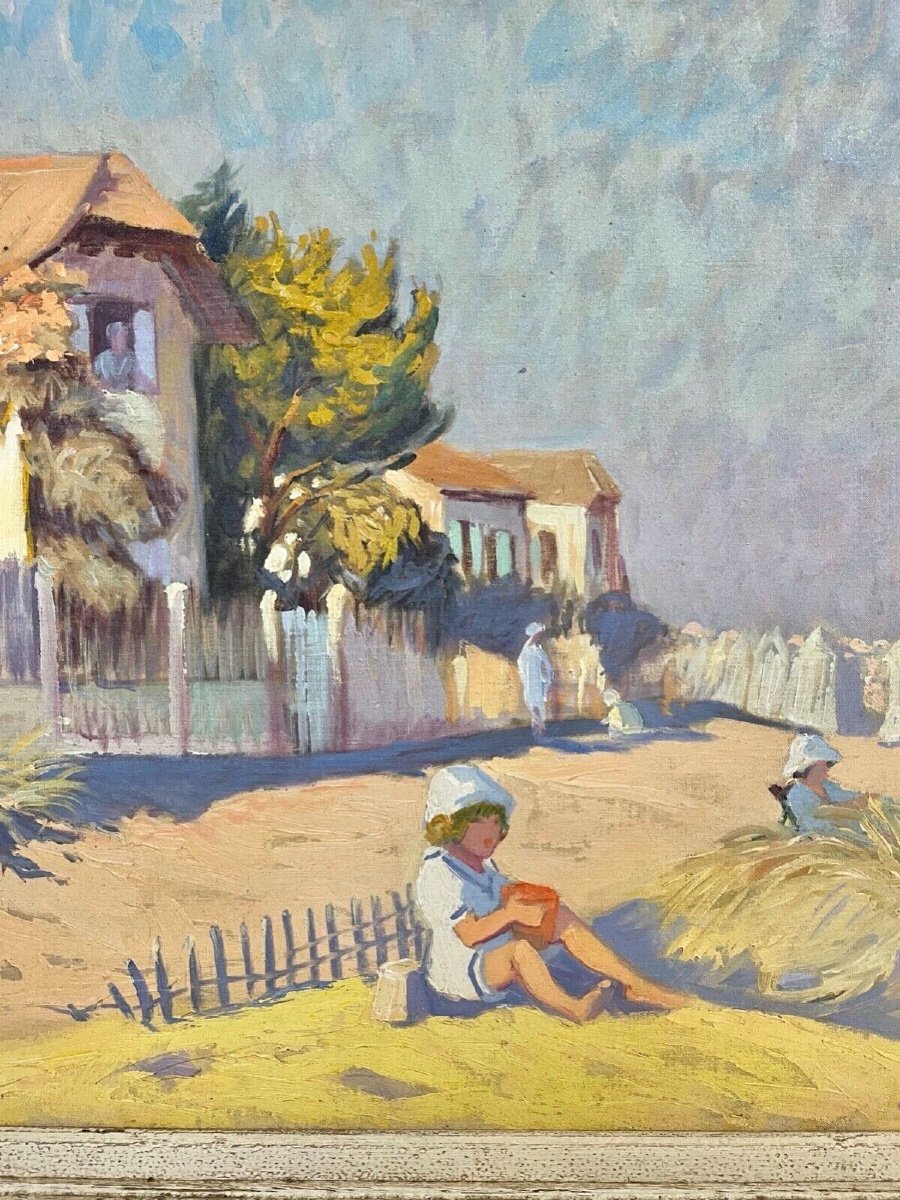 Martin Lindenau - Bord de plage à l'océan-photo-4