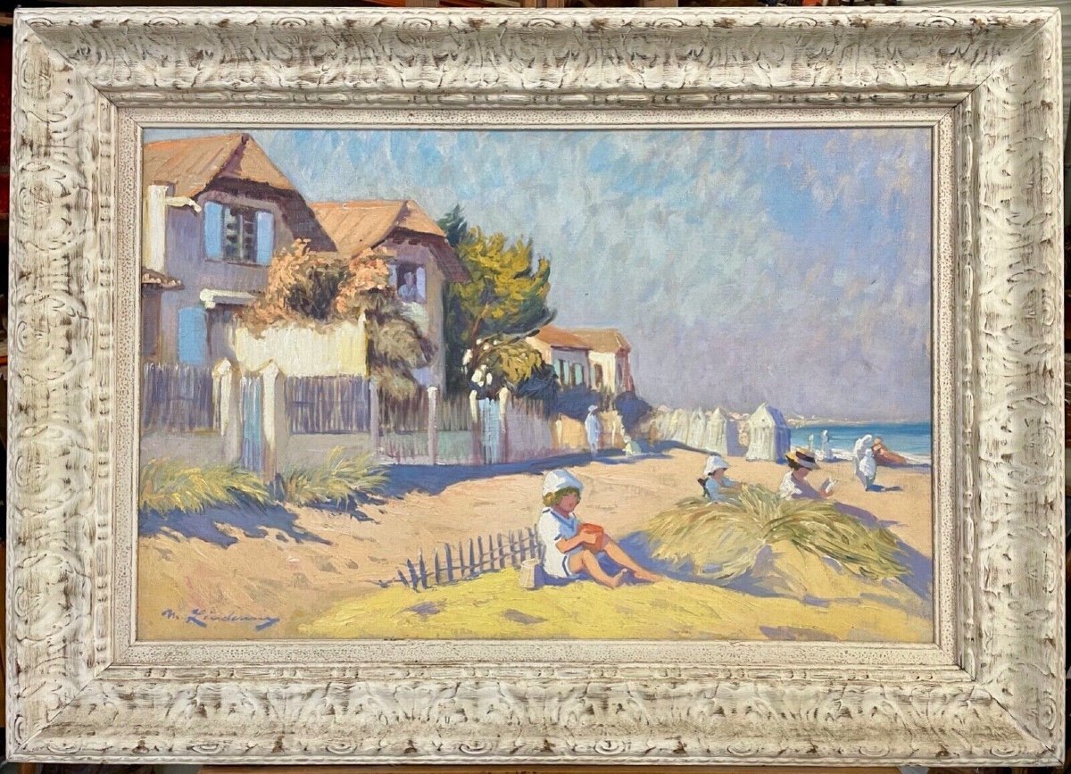 Martin Lindenau - Bord de plage à l'océan