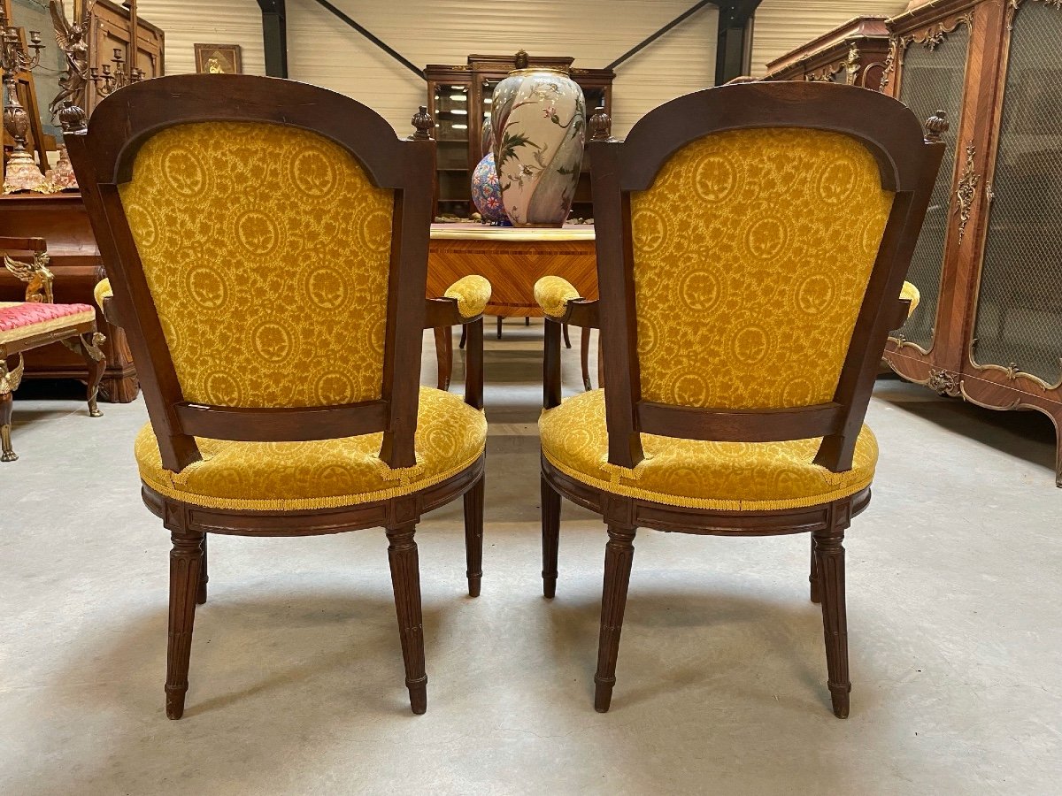 Paire de fauteuils époque Louis XVI-photo-6