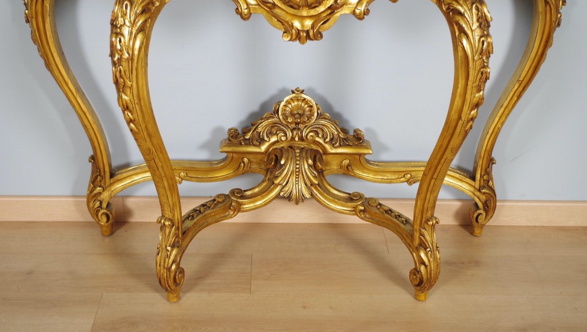 Napoleon III Gilded Console-photo-3