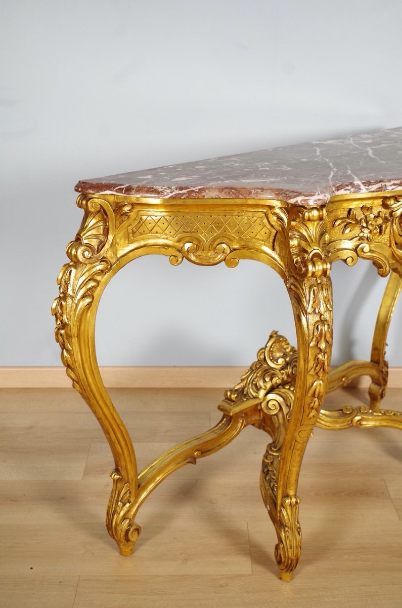 Napoleon III Gilded Console-photo-4