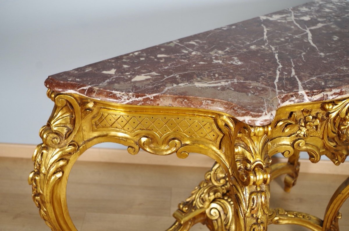 Napoleon III Gilded Console-photo-5