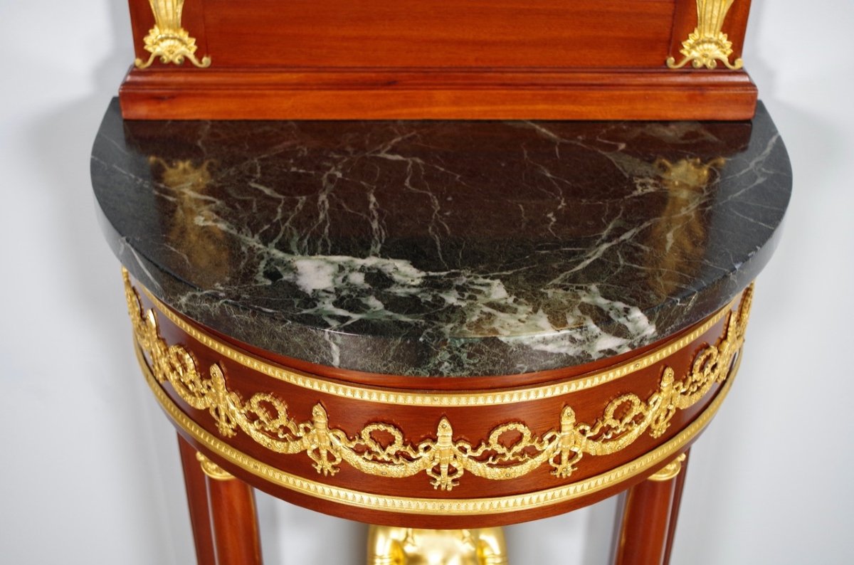 Empire Style Console And Mirror-photo-4