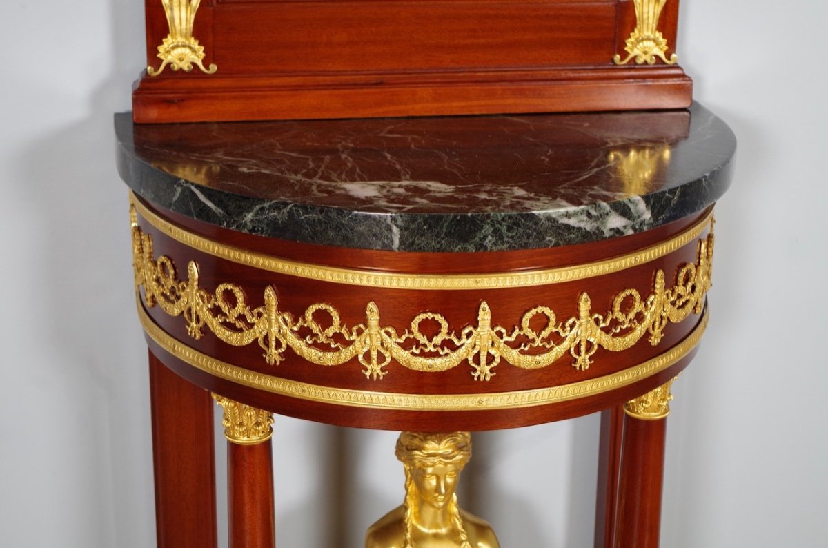 Console et miroir style Empire-photo-3