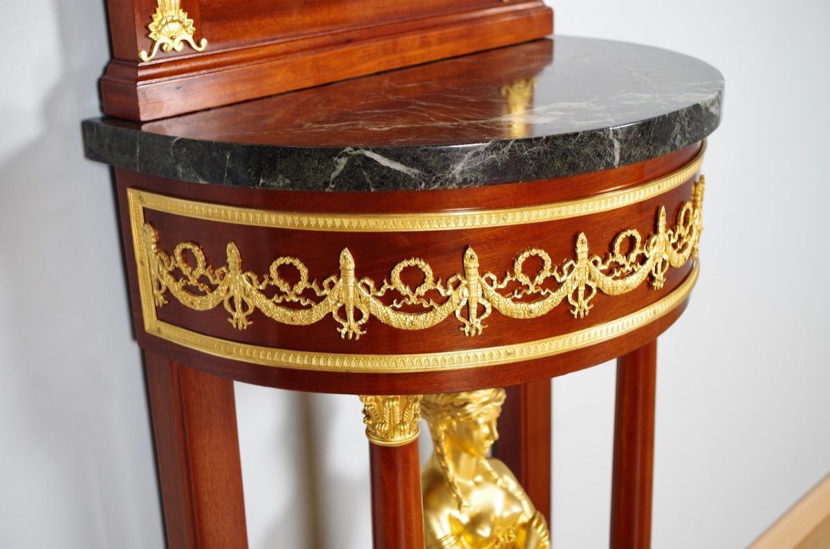 Console et miroir style Empire-photo-4