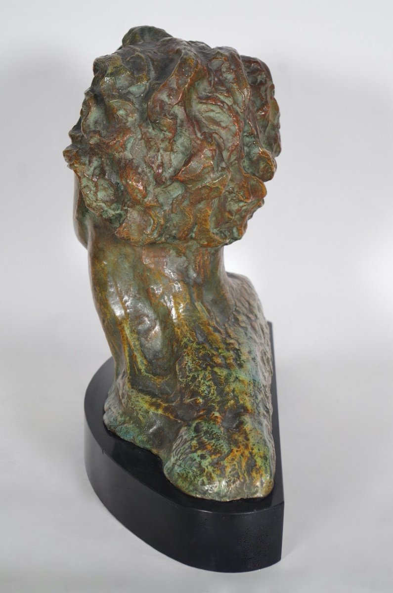 Alexandre Ouline - bronze - Mermoz-photo-3