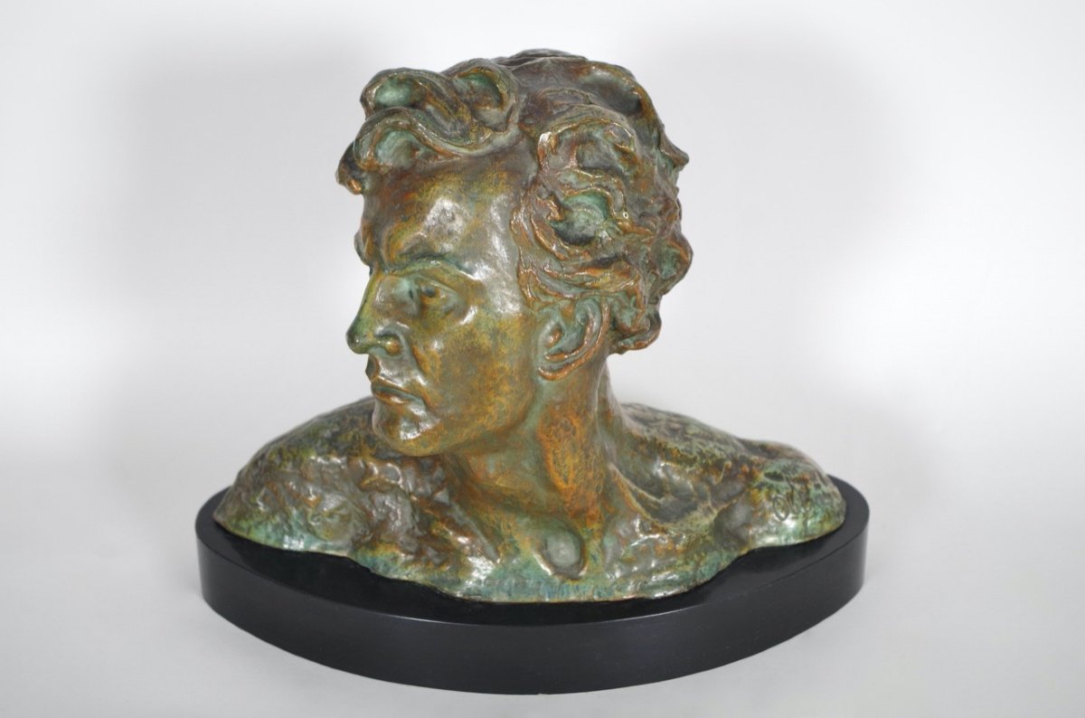 Alexandre Ouline - bronze - Mermoz-photo-5