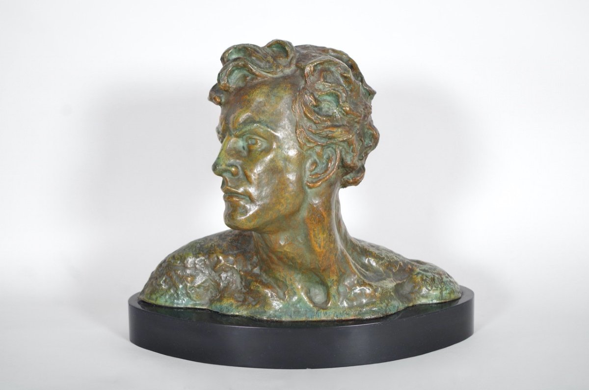 Alexandre Ouline - bronze - Mermoz