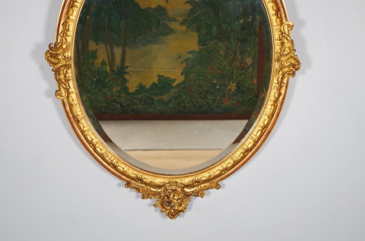 Miroir doré Napoléon III-photo-1