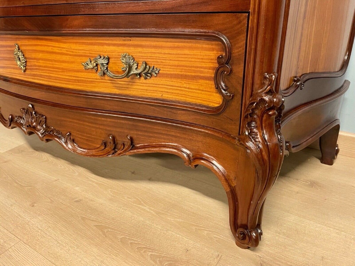 Louis XV Style Sideboard Chest Of Drawers-photo-7