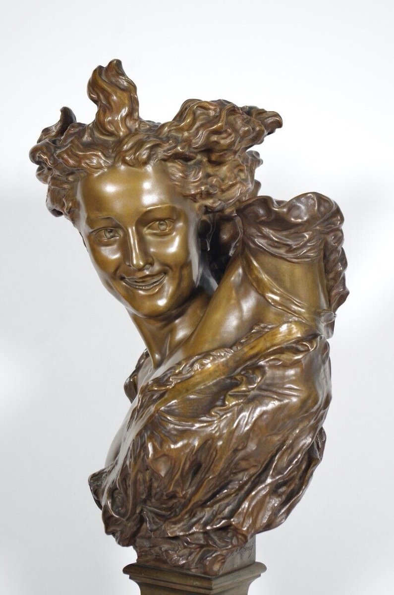 Jean-Baptiste Carpeaux - bronze - Le Génie de la Danse-photo-2